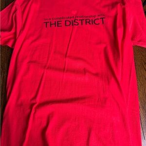 NWOT Teacher Eddie B Comedy Red Graphic T-Shirt‎ L